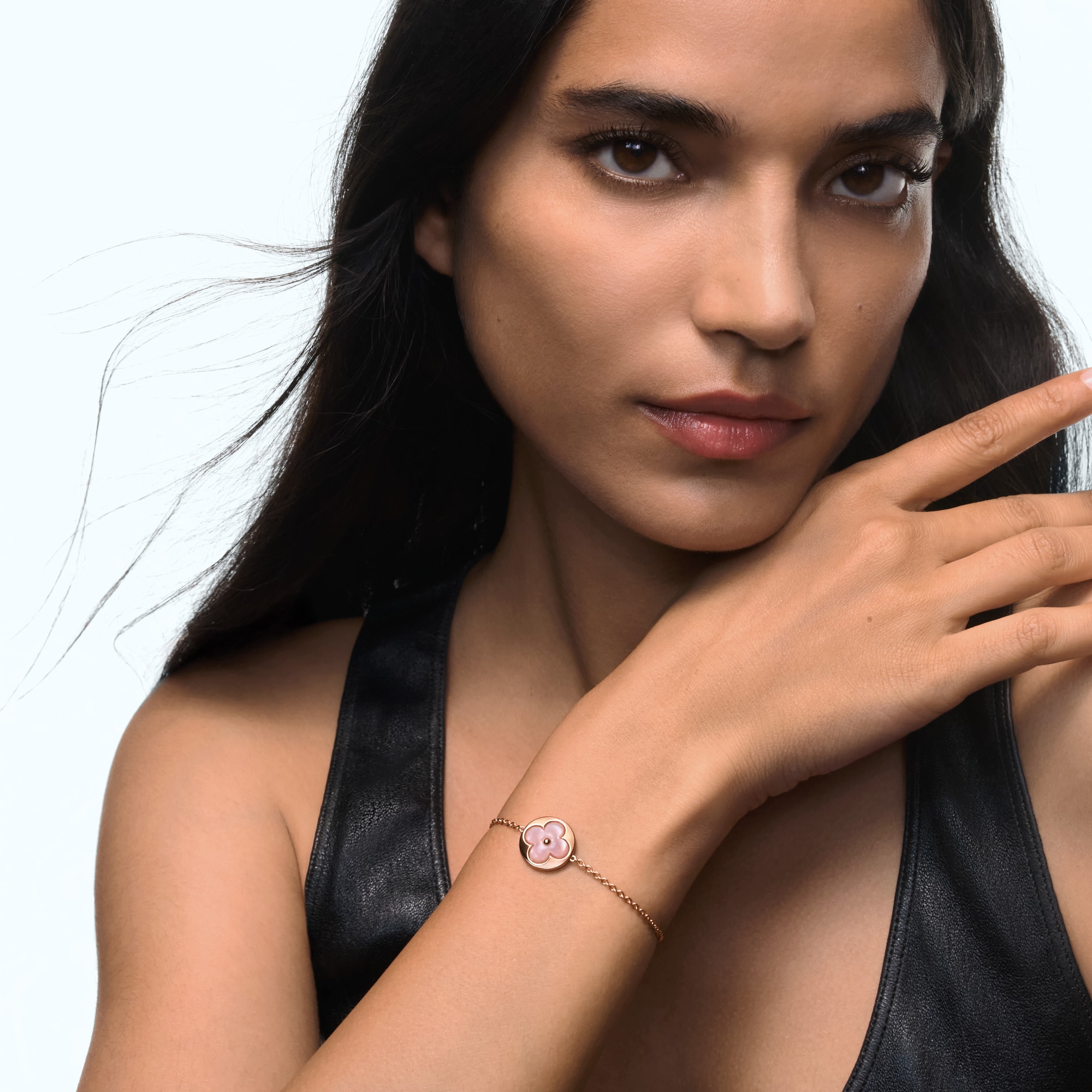 Color Blossom M Sun Bracelet, Rose Gold and Pink Mother-of-Pearl